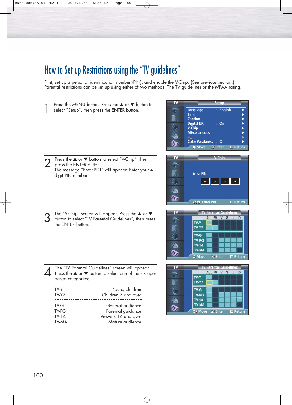 Samsung HPP4261X-XAP User Manual | Page 100 / 112