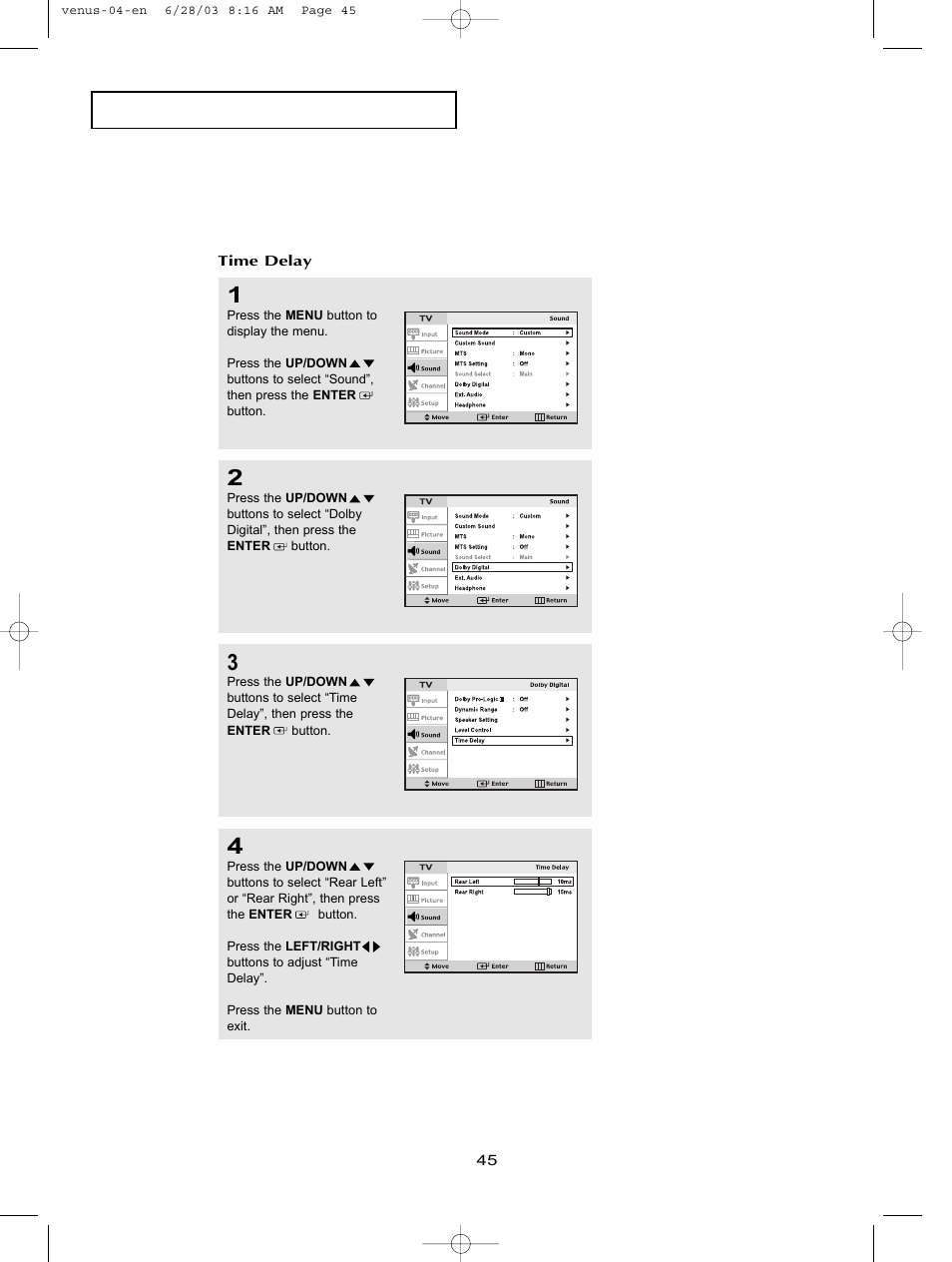 Time delay | Samsung LTN406WX-XAC User Manual | Page 55 / 84