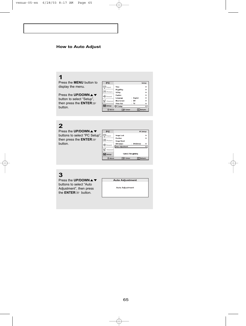 How to auto adjust, P c d | Samsung LTN406WX-XAC User Manual | Page 75 / 84