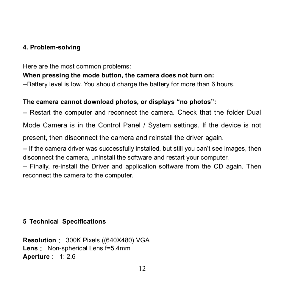Argus Camera BeanSpraut VGA Carabiner Camera User Manual | Page 13 / 14