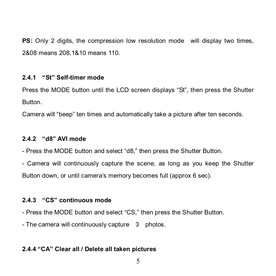 Argus Camera BeanSpraut VGA Carabiner Camera User Manual | Page 6 / 14