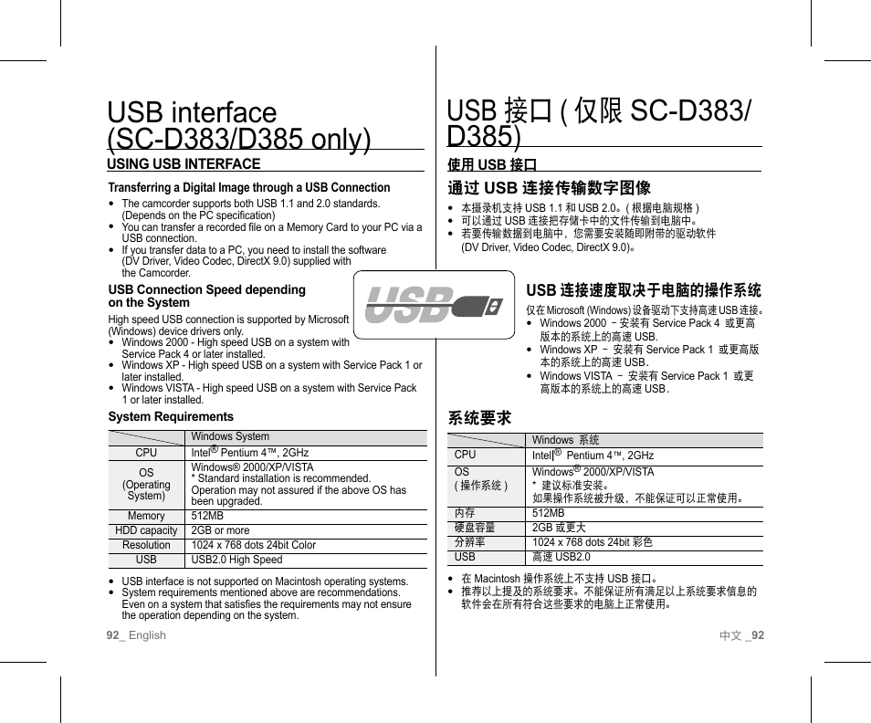Samsung SC-D382-XAA User Manual | Page 96 / 111