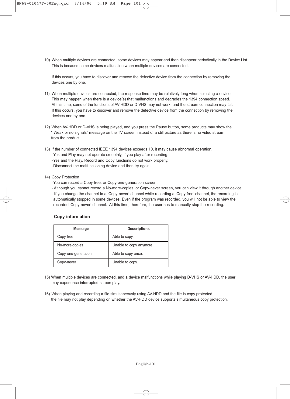 Samsung LNS4696DX-XAA User Manual | Page 103 / 380