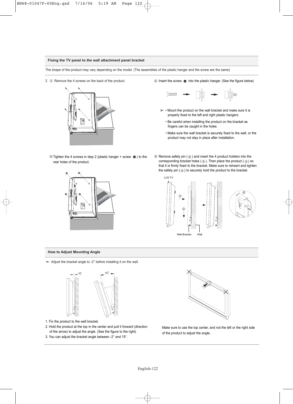 Samsung LNS4696DX-XAA User Manual | Page 124 / 380