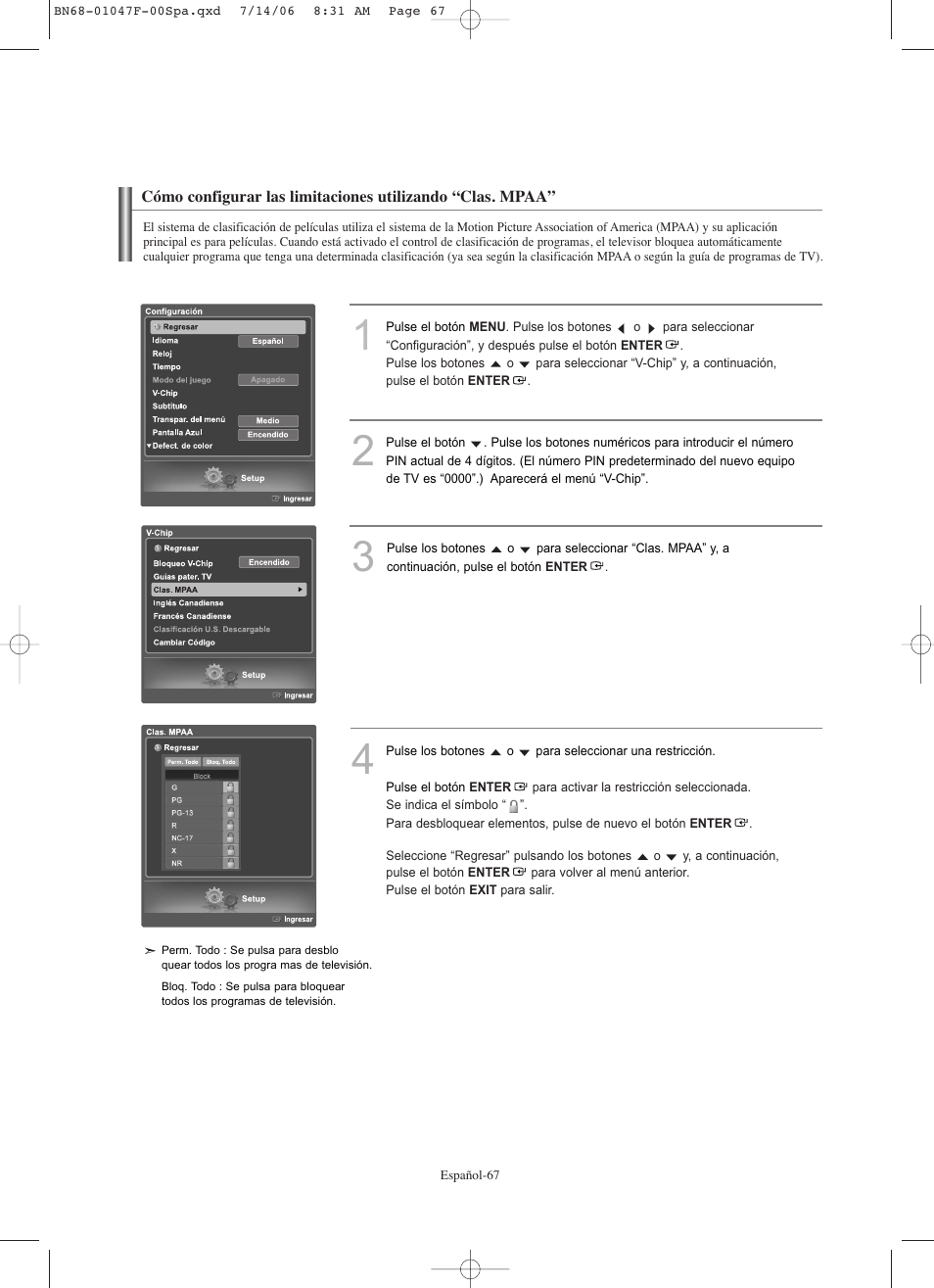 Samsung LNS4696DX-XAA User Manual | Page 321 / 380