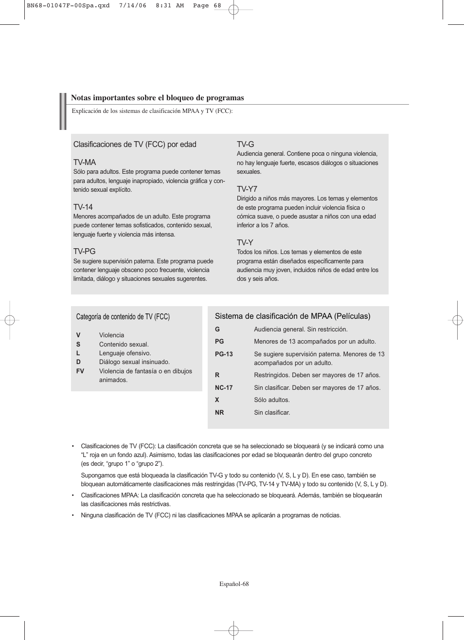 Samsung LNS4696DX-XAA User Manual | Page 322 / 380