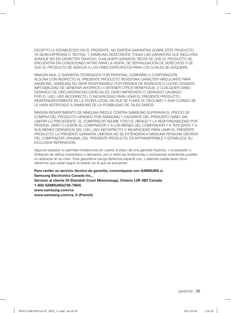 Samsung WF431ABW-XAA User Manual | Page 79 / 120