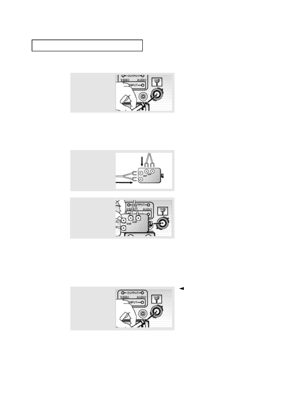 Connecting cable tv | Samsung TXN1430FX-XAC User Manual | Page 15 / 48