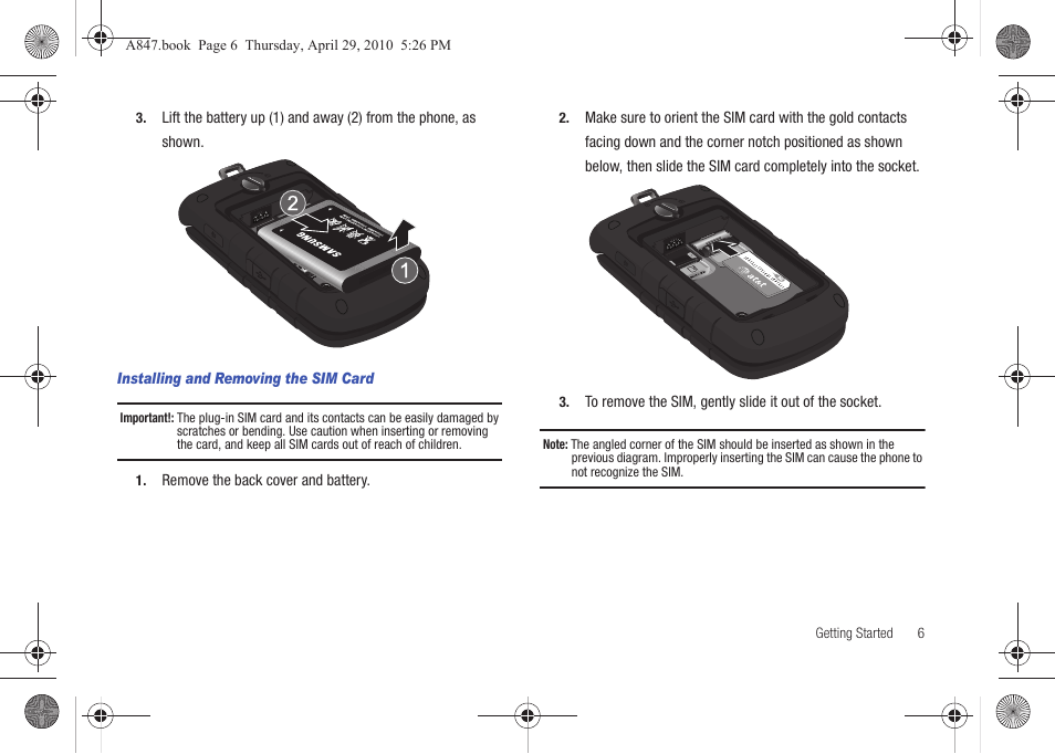 Samsung SGH-A847ZAAATT User Manual | Page 11 / 187