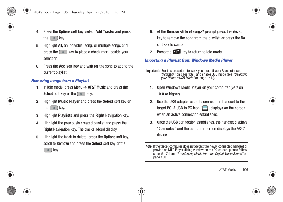 Samsung SGH-A847ZAAATT User Manual | Page 111 / 187