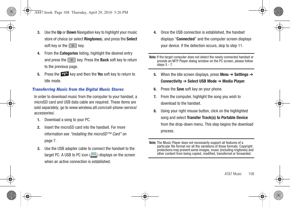 Samsung SGH-A847ZAAATT User Manual | Page 113 / 187