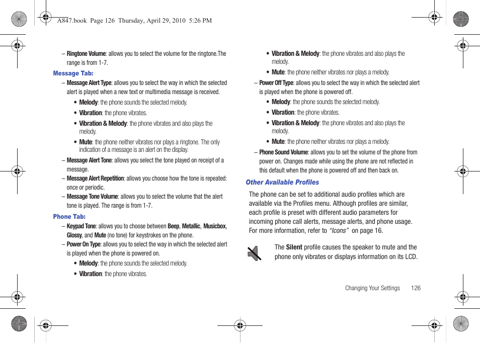 Samsung SGH-A847ZAAATT User Manual | Page 131 / 187