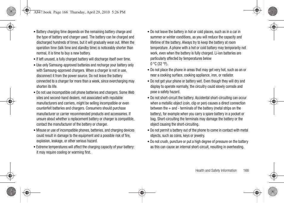 Samsung SGH-A847ZAAATT User Manual | Page 171 / 187