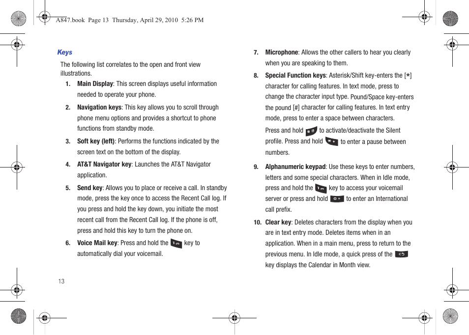 Samsung SGH-A847ZAAATT User Manual | Page 18 / 187