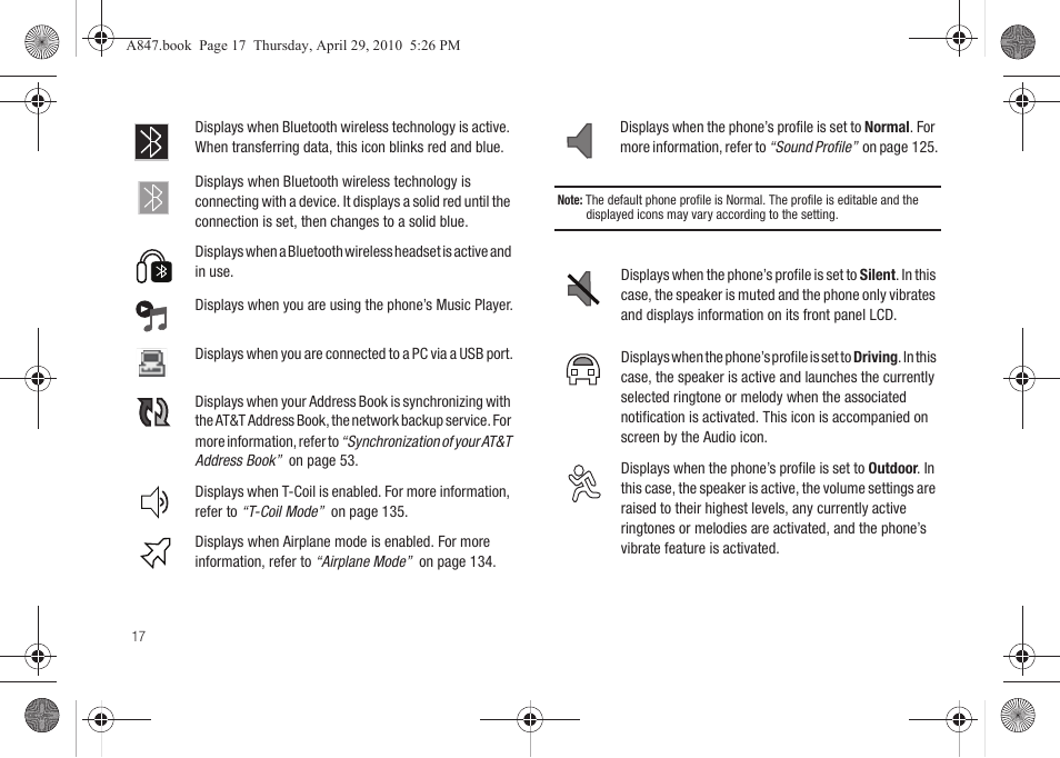 Samsung SGH-A847ZAAATT User Manual | Page 22 / 187