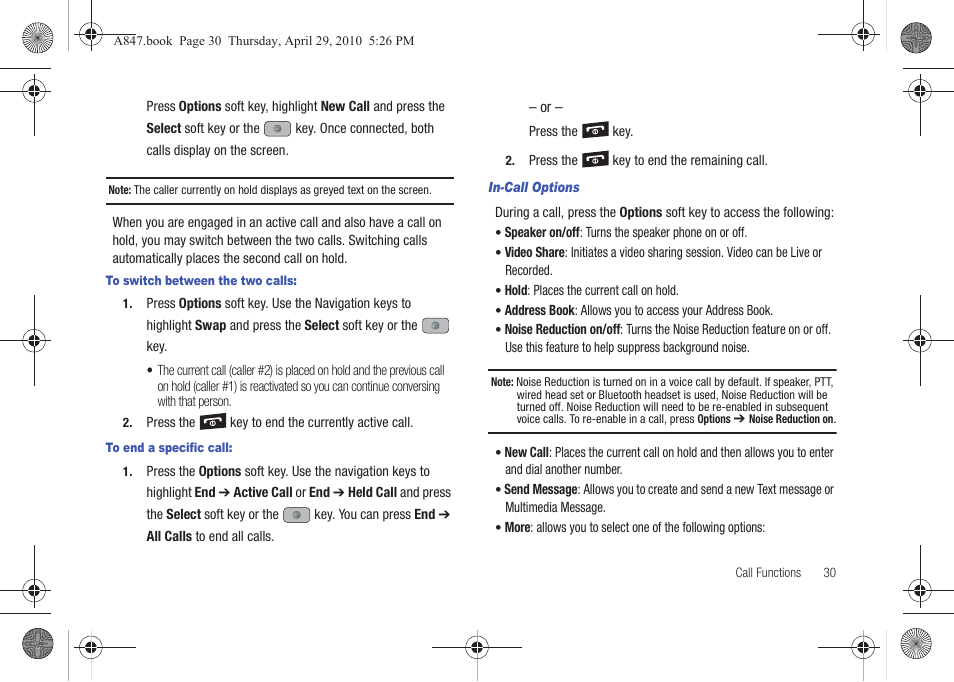 Samsung SGH-A847ZAAATT User Manual | Page 35 / 187