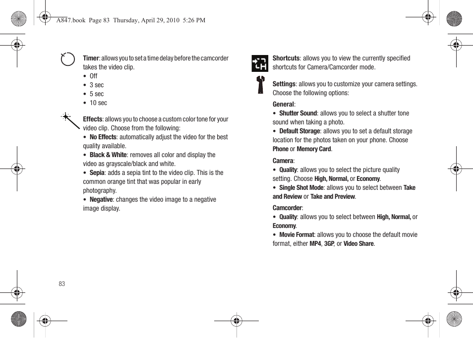 Samsung SGH-A847ZAAATT User Manual | Page 88 / 187