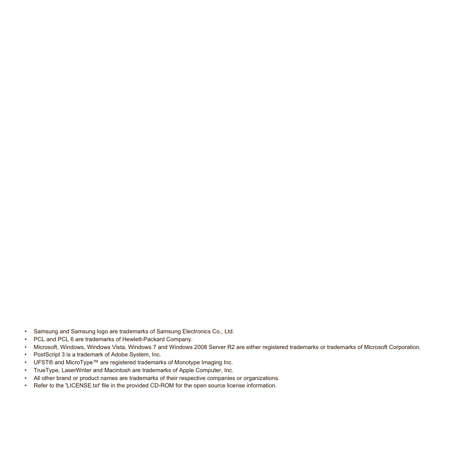 Samsung SCX-6545N-XPE User Manual | Page 189 / 190