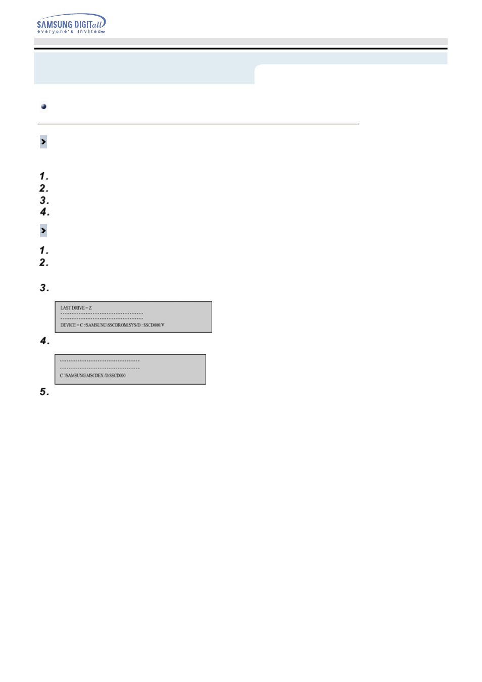 Setting up the device driver, Setup, Automatic setup | Manual setup | Samsung SH-M522C-CSWN User Manual | Page 15 / 25