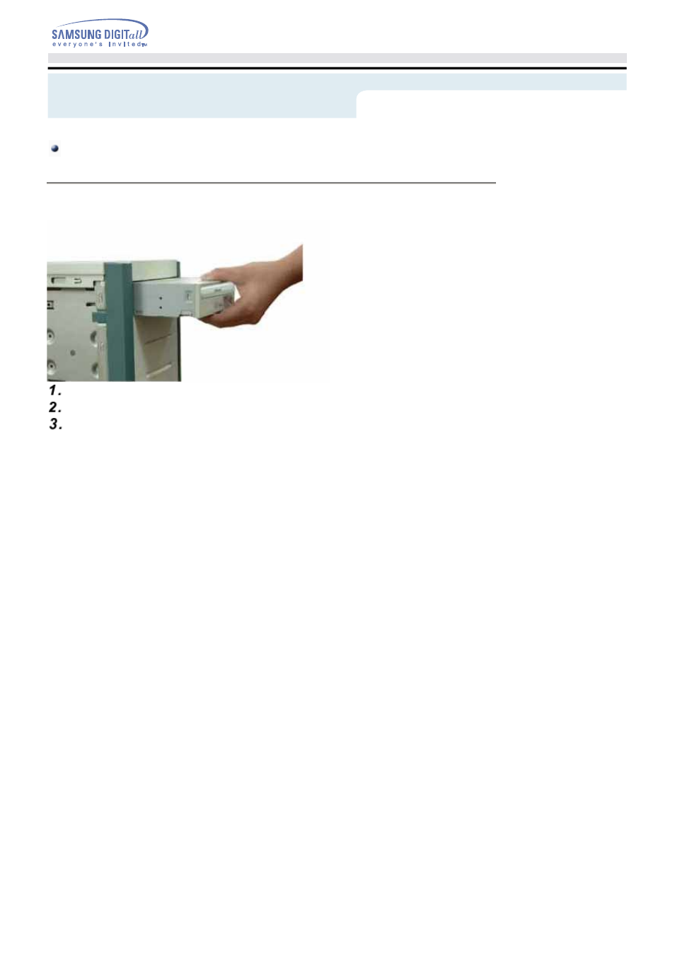 Setup, Installing the combo drive | Samsung SH-M522C-CSWN User Manual | Page 9 / 25