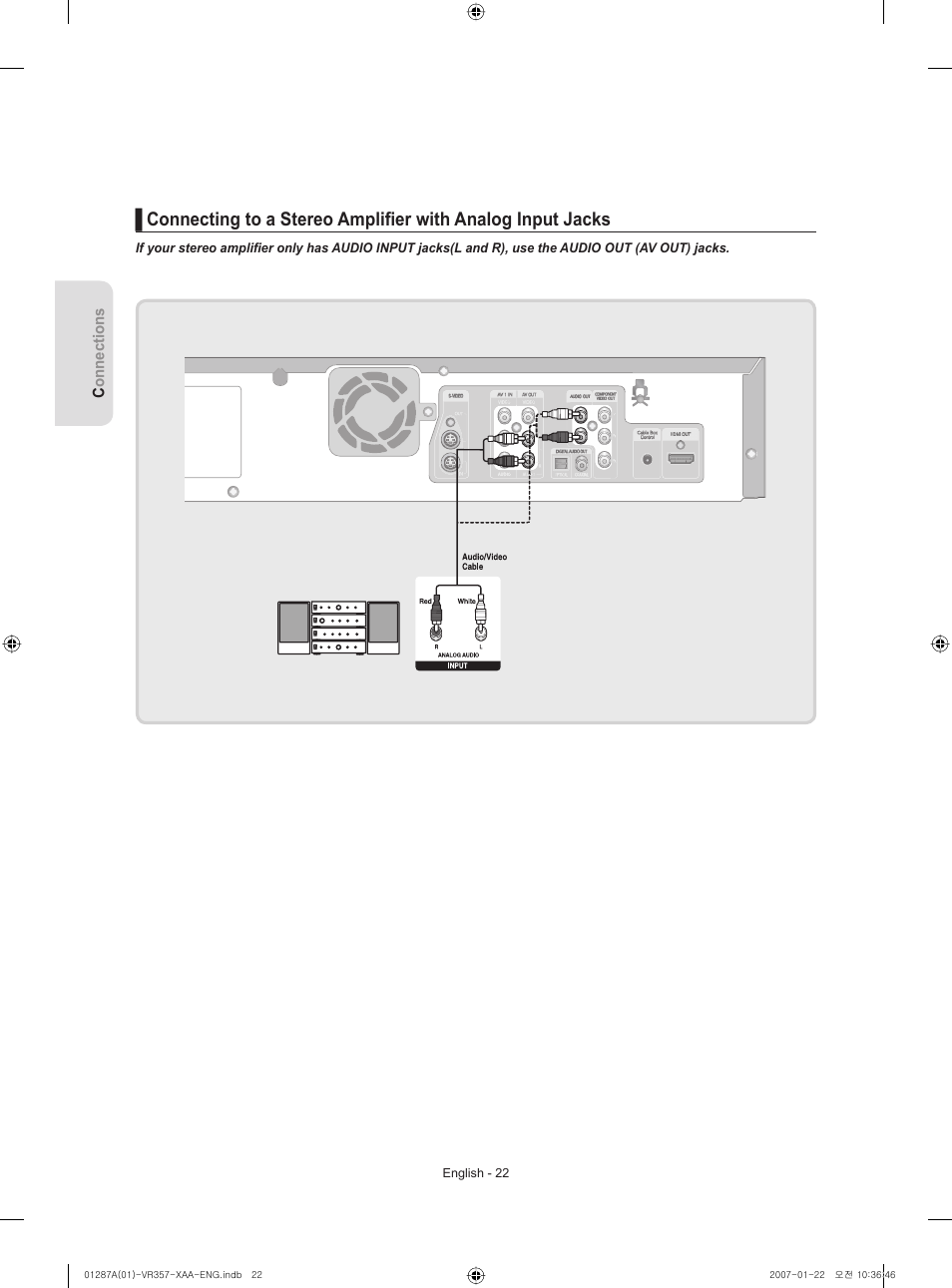Samsung DVD-VR357-XAA User Manual | Page 22 / 89