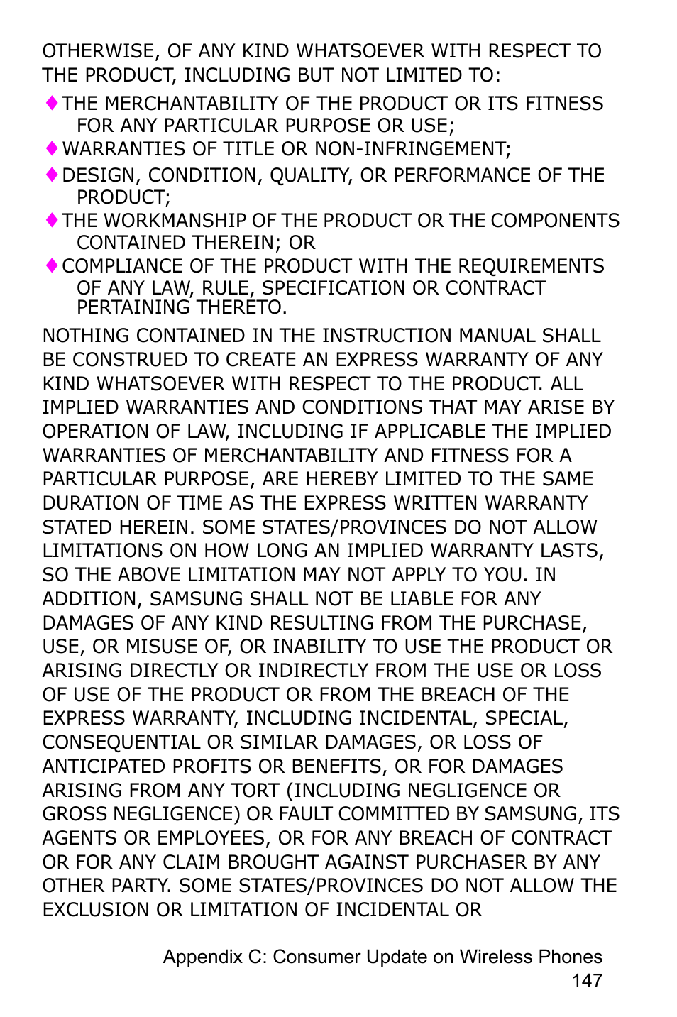 Samsung SGH-C225NBATMB User Manual | Page 147 / 162