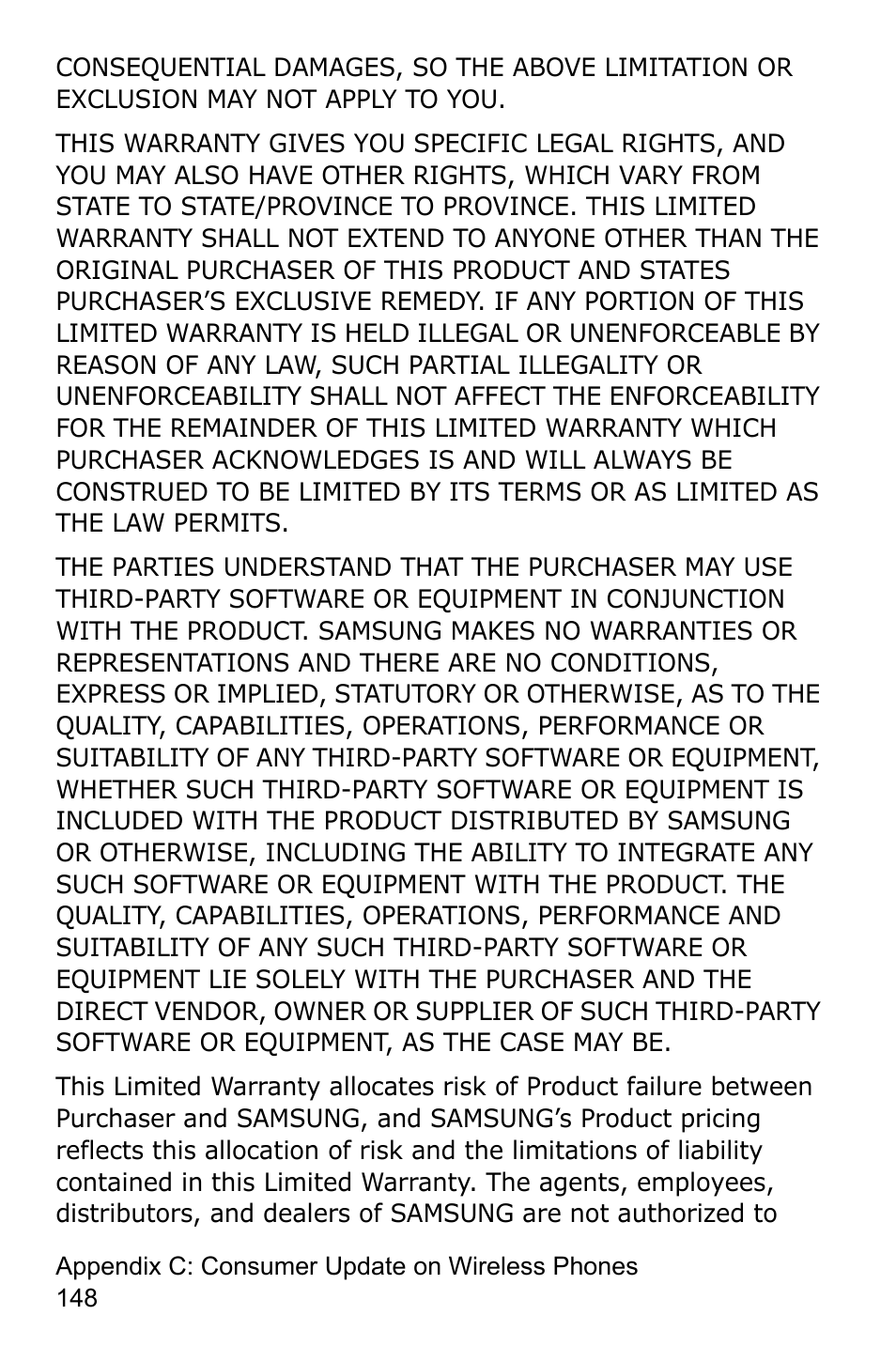 Samsung SGH-C225NBATMB User Manual | Page 148 / 162