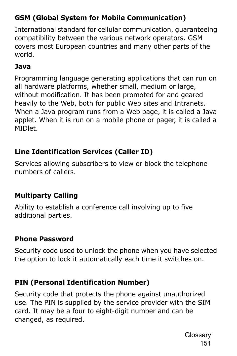 Samsung SGH-C225NBATMB User Manual | Page 151 / 162