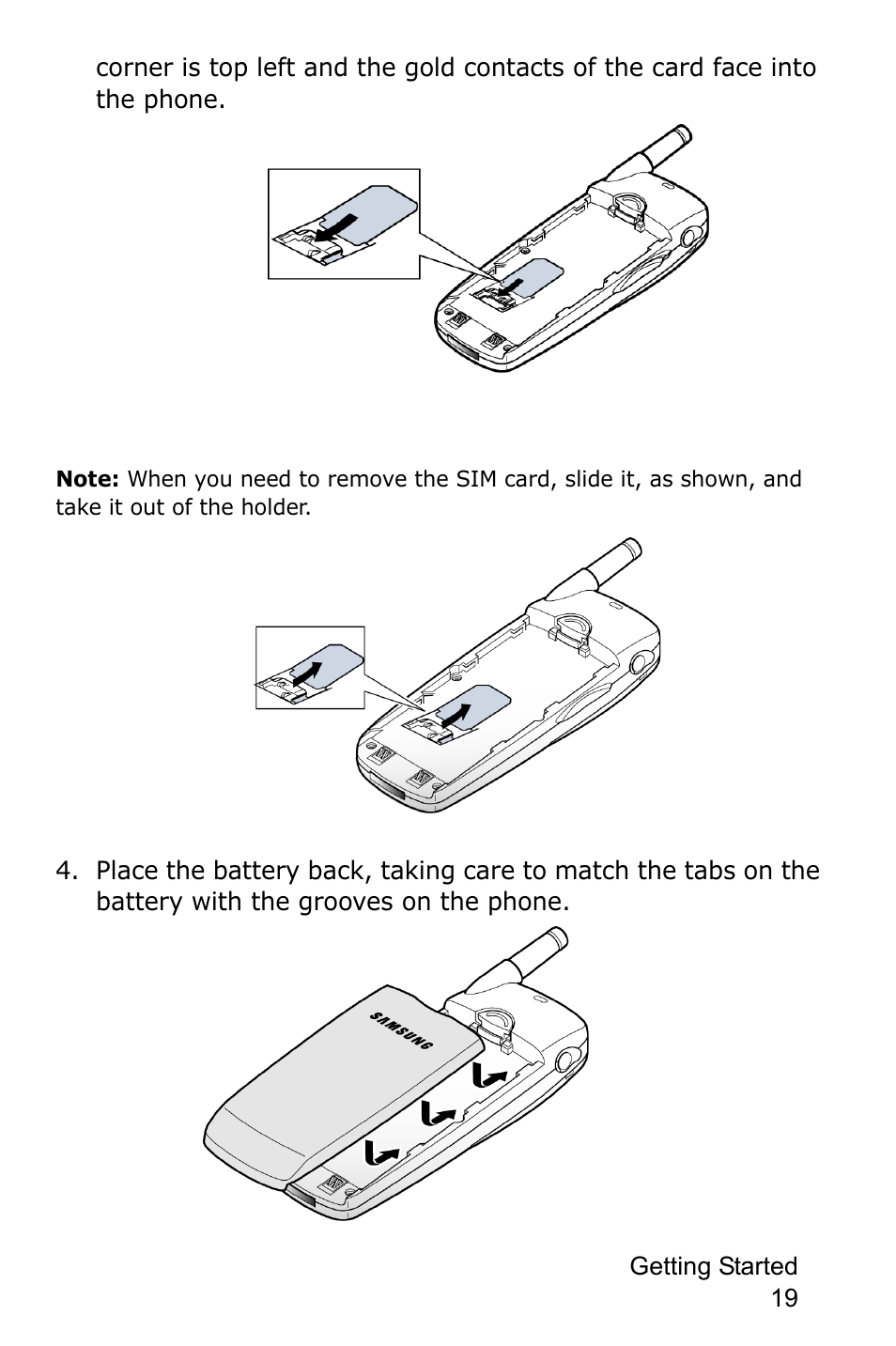 Samsung SGH-C225NBATMB User Manual | Page 19 / 162