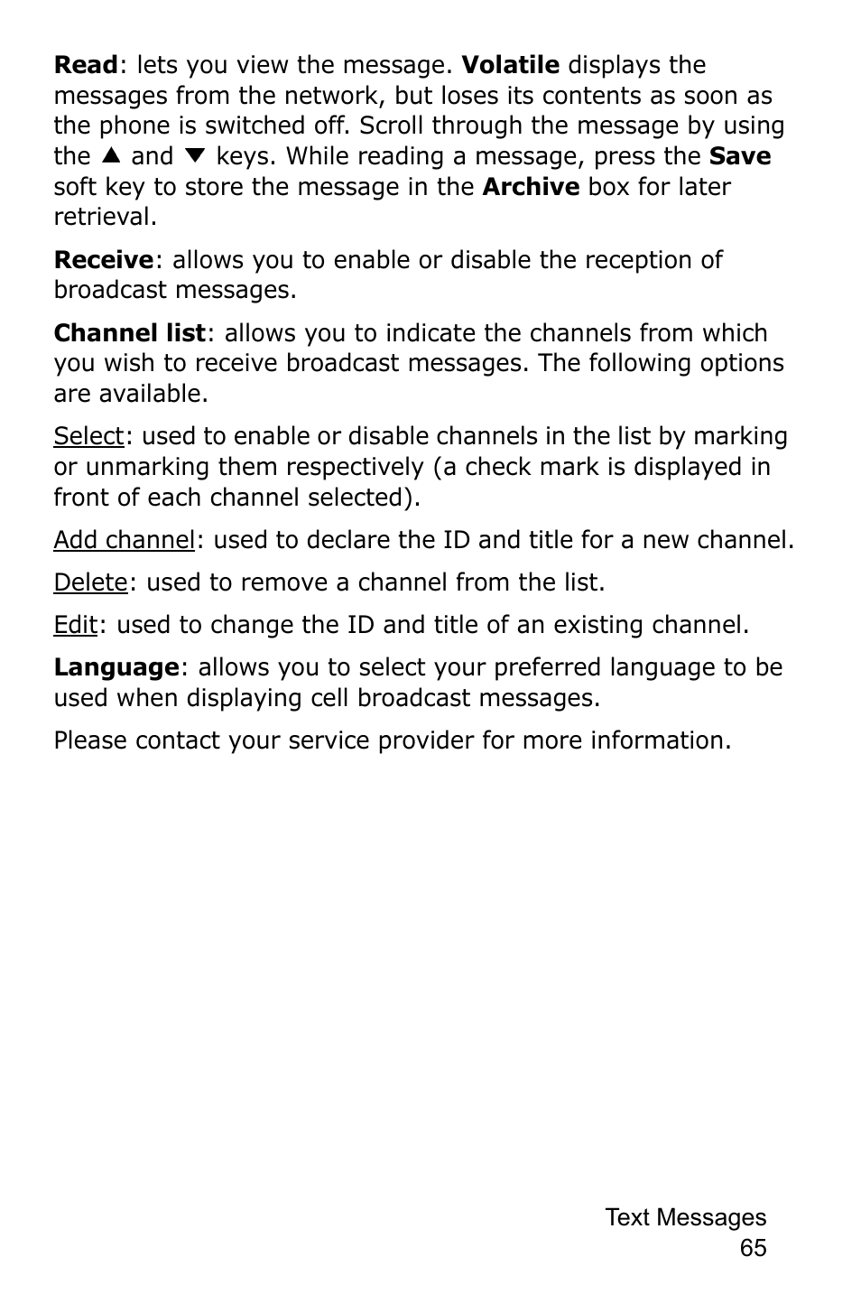 Samsung SGH-C225NBATMB User Manual | Page 65 / 162