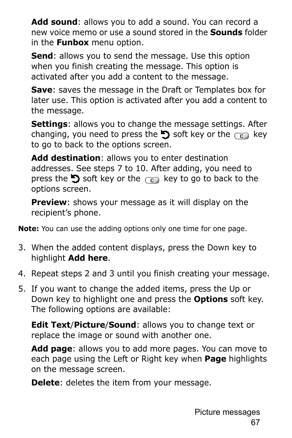 Samsung SGH-C225NBATMB User Manual | Page 67 / 162