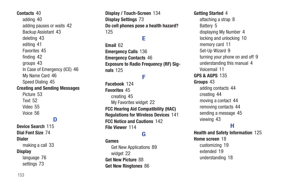 Samsung SCH-U370XKOVZW User Manual | Page 157 / 160