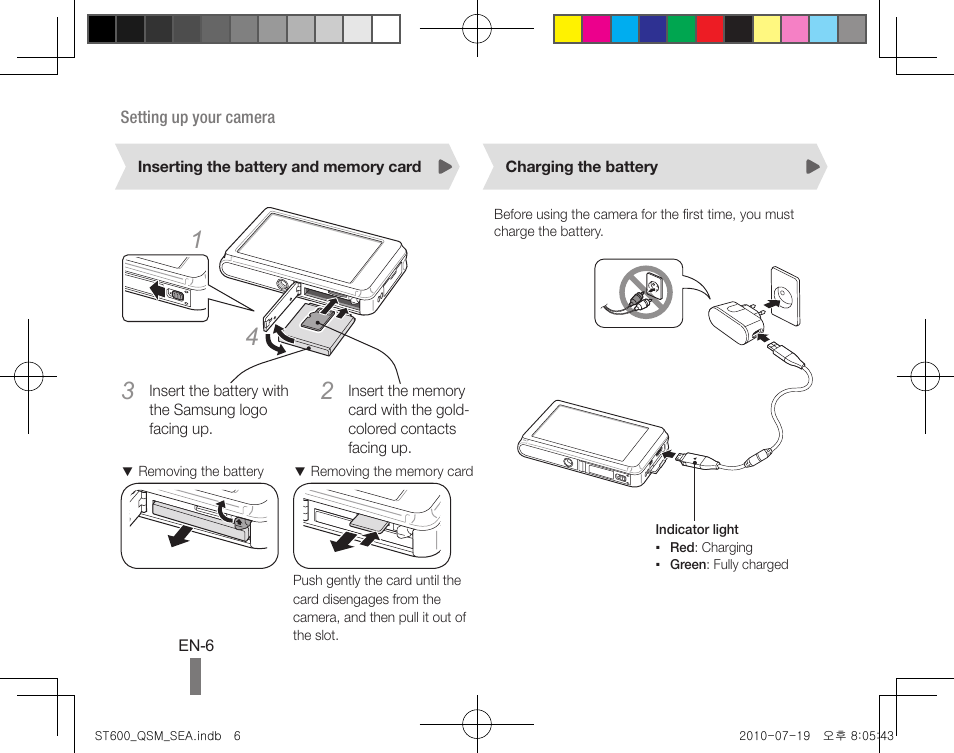 Samsung EC-ST600ZBPLUS User Manual | Page 6 / 24