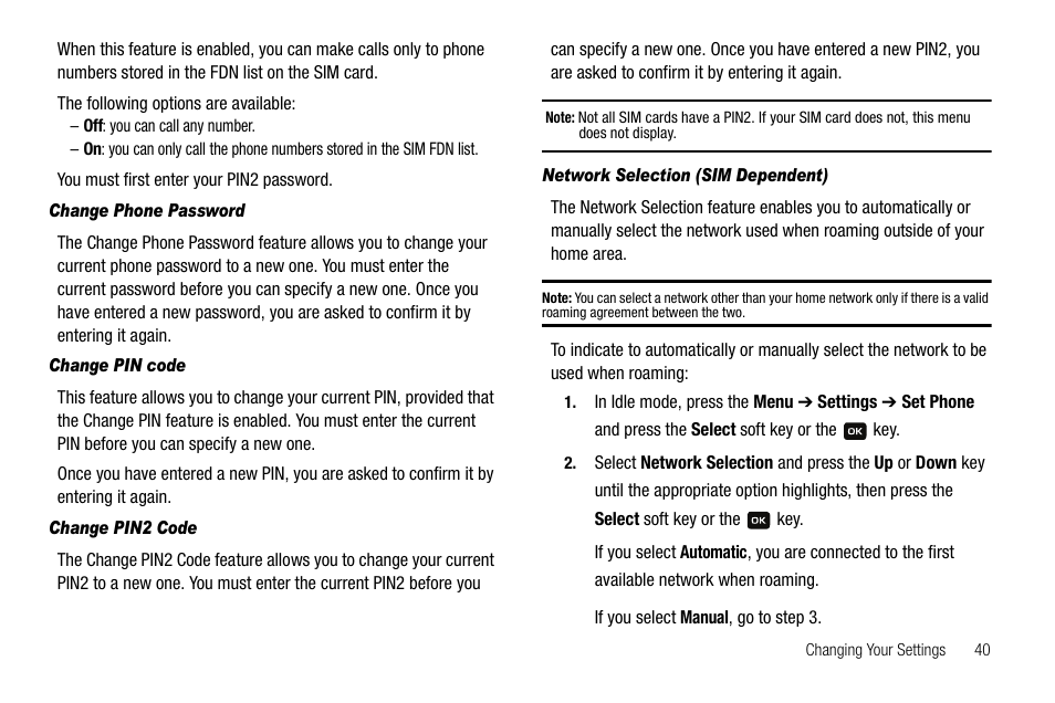 Samsung SGH-A137IBAATT User Manual | Page 43 / 83