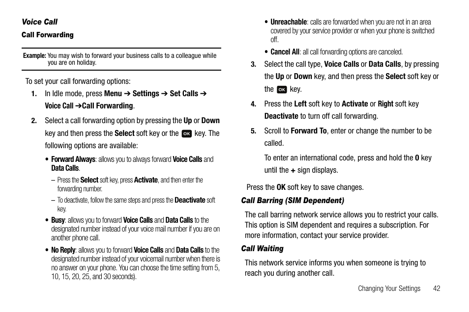 Samsung SGH-A137IBAATT User Manual | Page 45 / 83