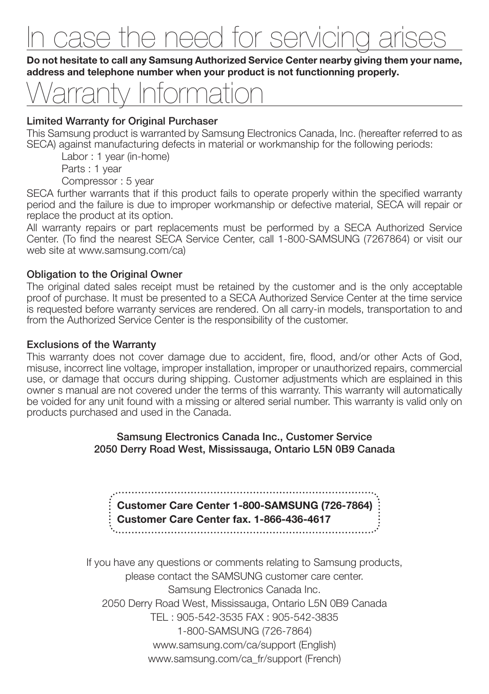 Samsung RF197ABRS-XAA User Manual | Page 32 / 34