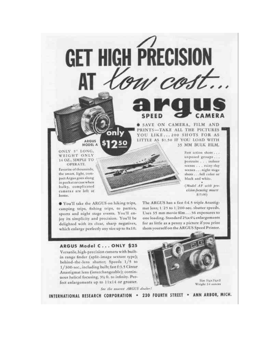 Argus Camera ARGUS A User Manual | Page 12 / 73