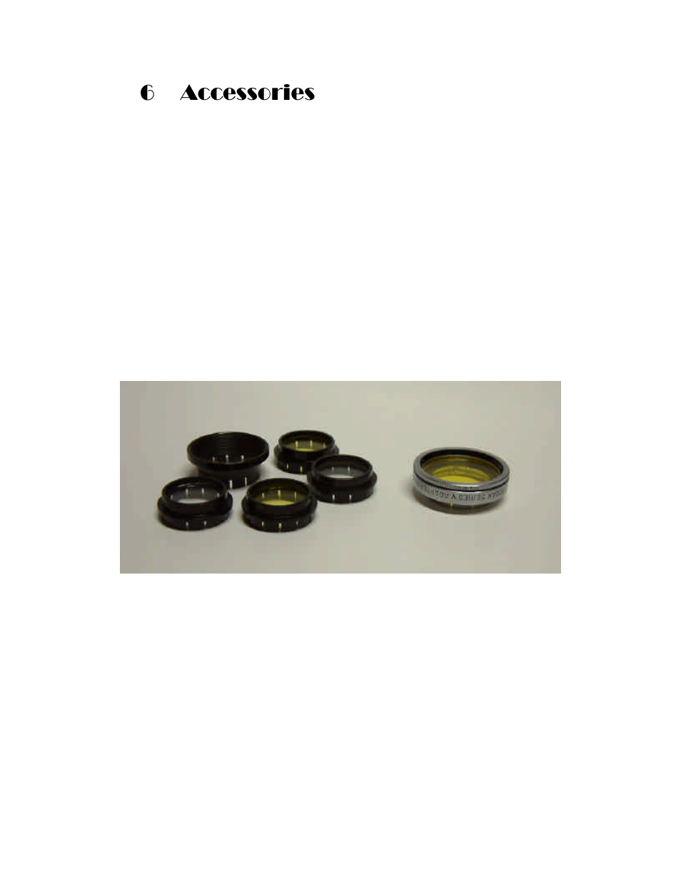 6 accessories | Argus Camera ARGUS A User Manual | Page 33 / 73