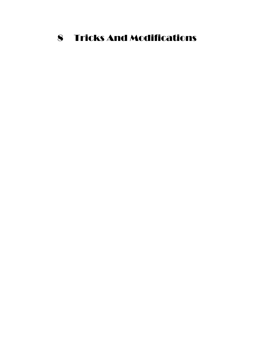 8 tricks and modifications | Argus Camera ARGUS A User Manual | Page 56 / 73