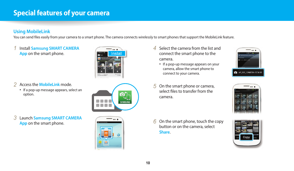 Special features of your camera | Samsung EC-WB700ZBPBCA User Manual | Page 11 / 168