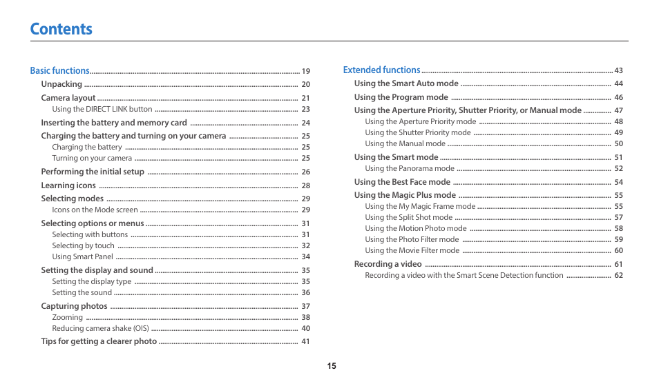 Samsung EC-WB700ZBPBCA User Manual | Page 16 / 168