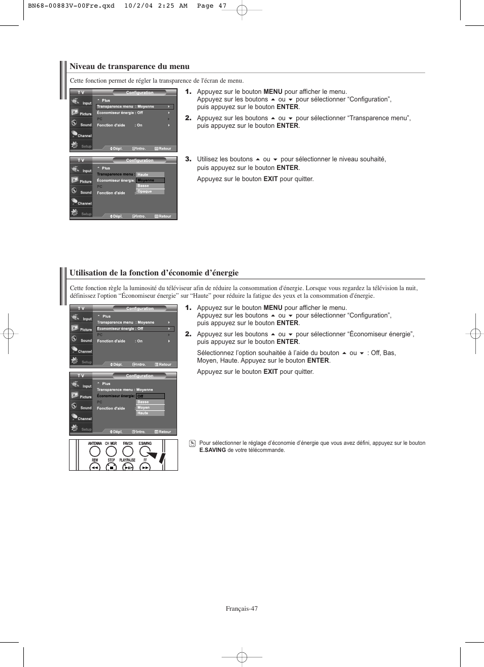 Samsung LNS3238DX-XAA User Manual | Page 109 / 182