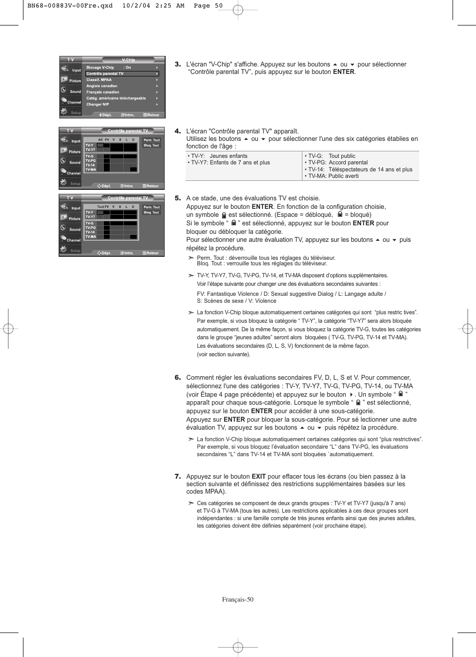 Samsung LNS3238DX-XAA User Manual | Page 112 / 182