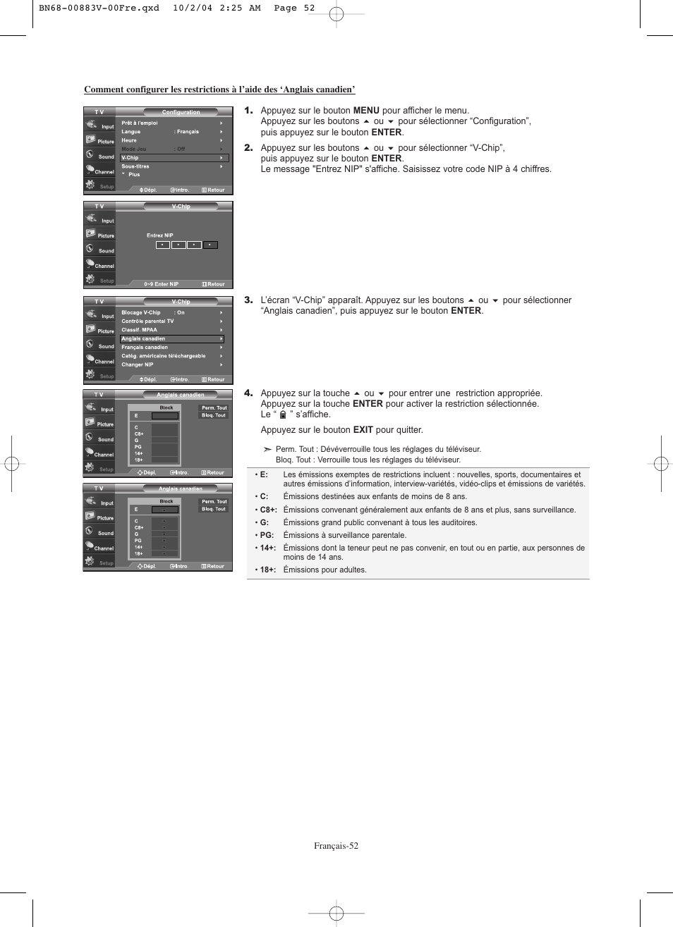 Samsung LNS3238DX-XAA User Manual | Page 114 / 182