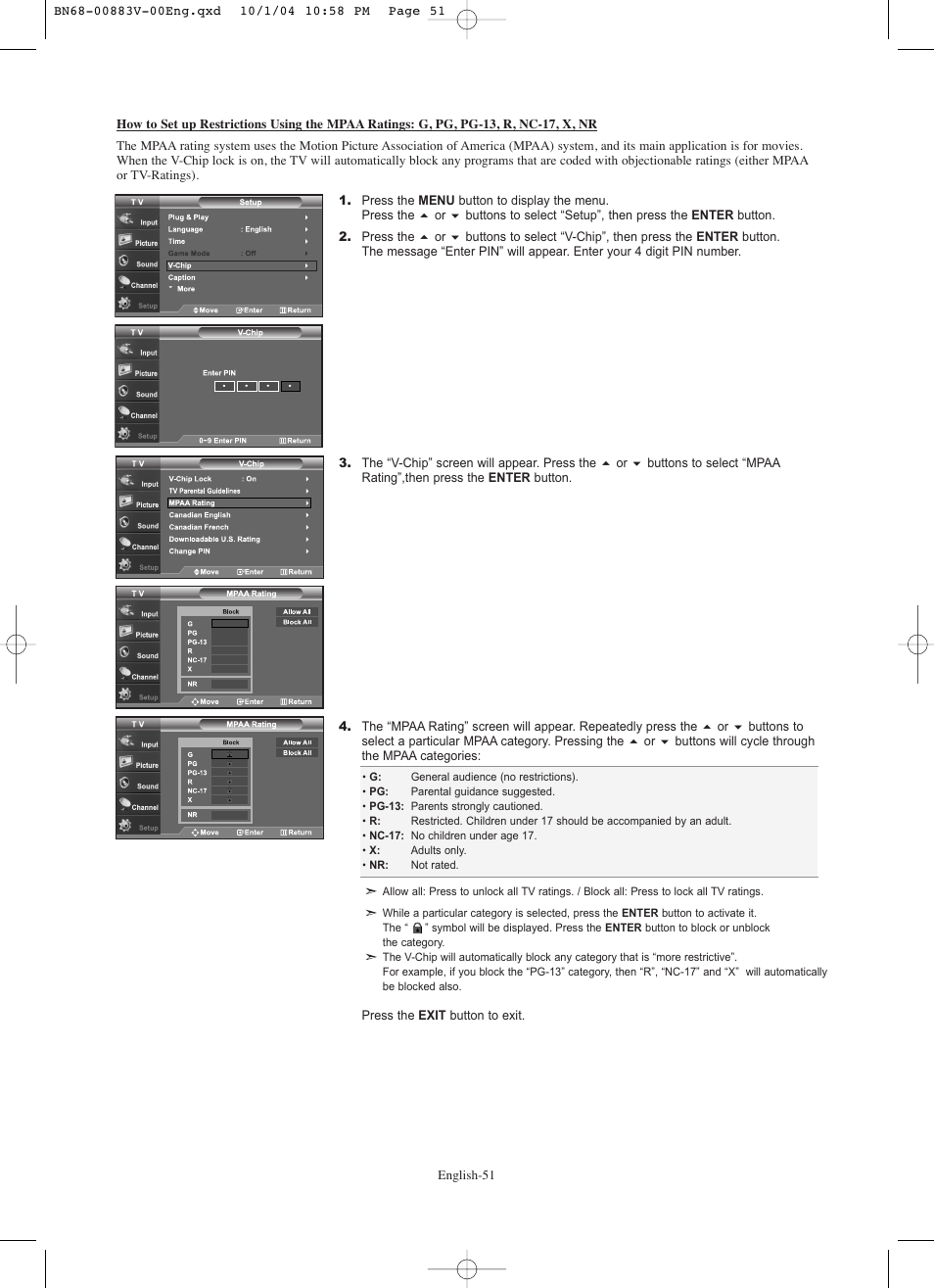 Samsung LNS3238DX-XAA User Manual | Page 53 / 182