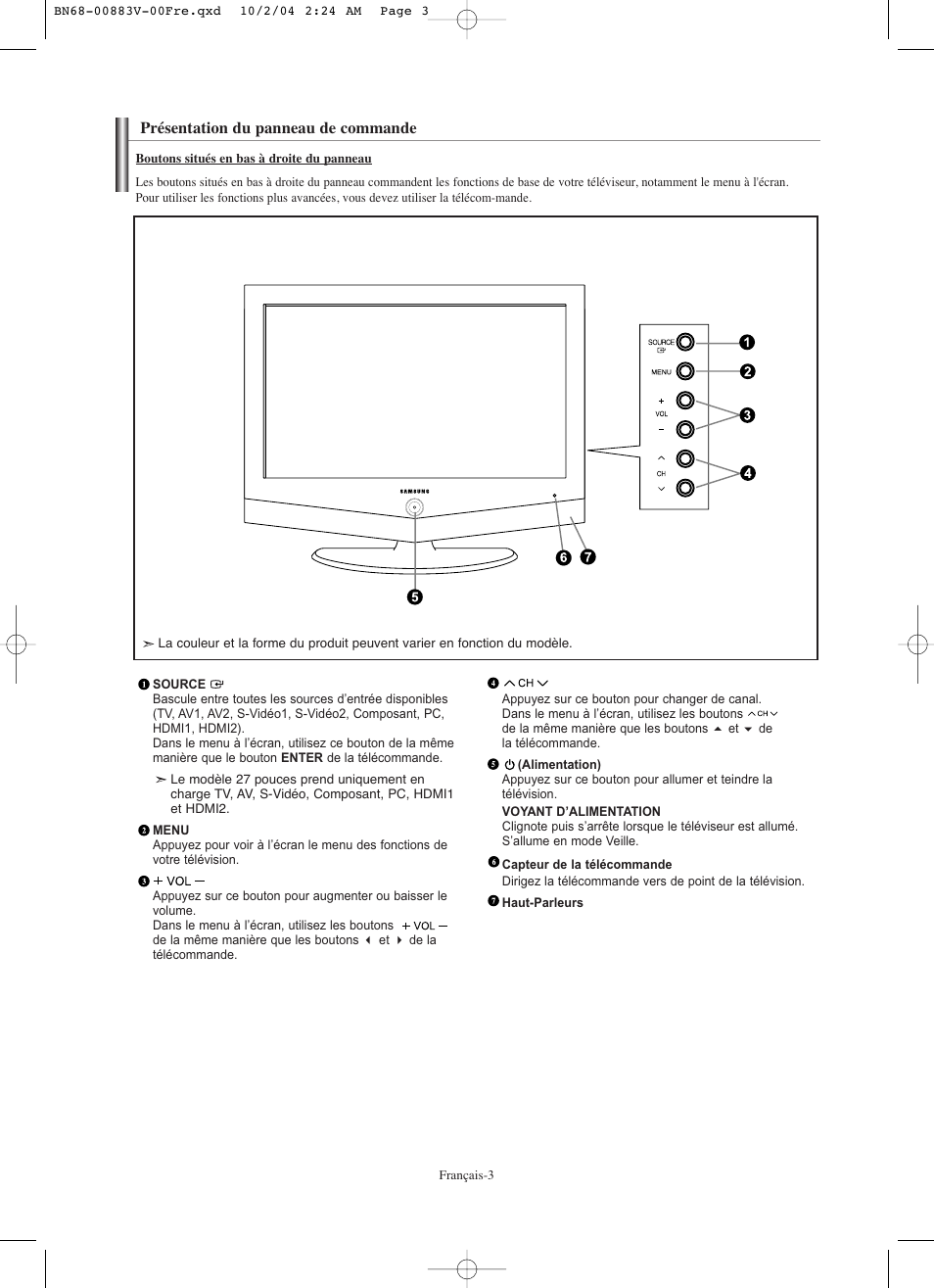 Samsung LNS3238DX-XAA User Manual | Page 65 / 182