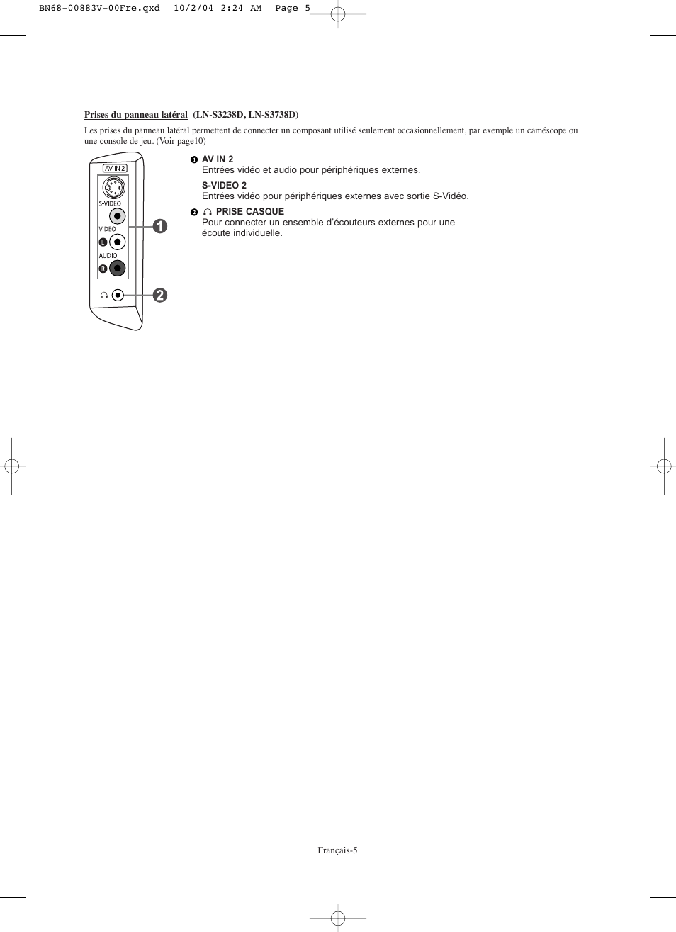 Samsung LNS3238DX-XAA User Manual | Page 67 / 182