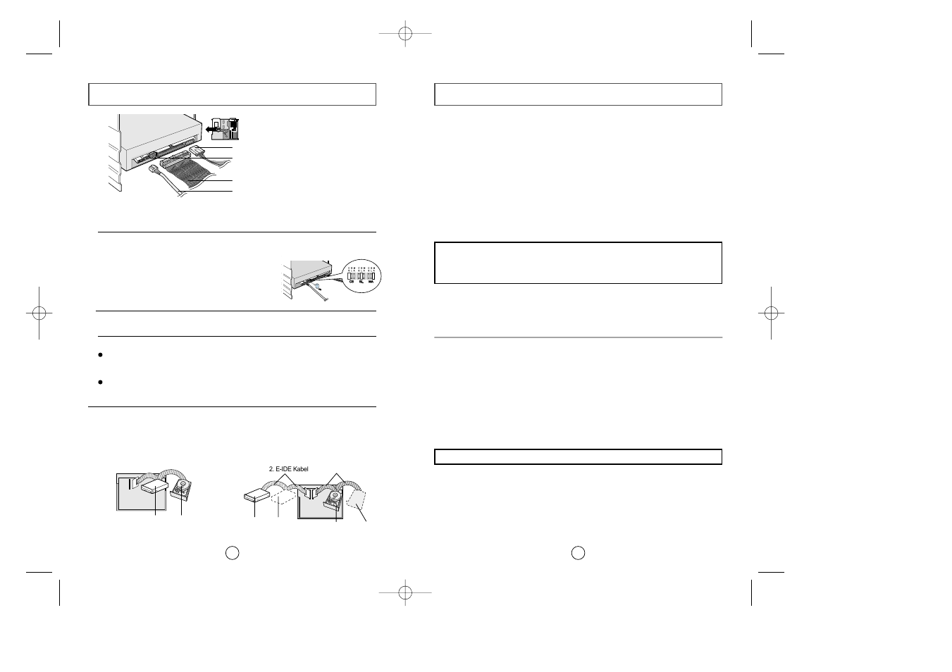 Installation der aufzeichnungssoftware, Kabelanschluß | Samsung SW-224BEA User Manual | Page 26 / 40