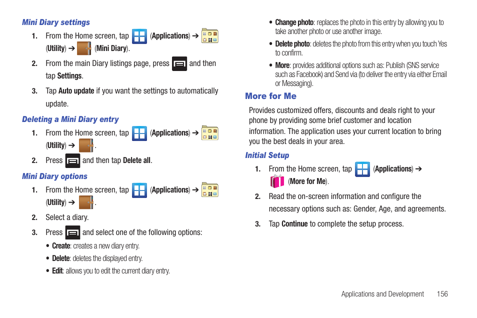 More for me | Samsung SGH-T989AABTMB User Manual | Page 161 / 278