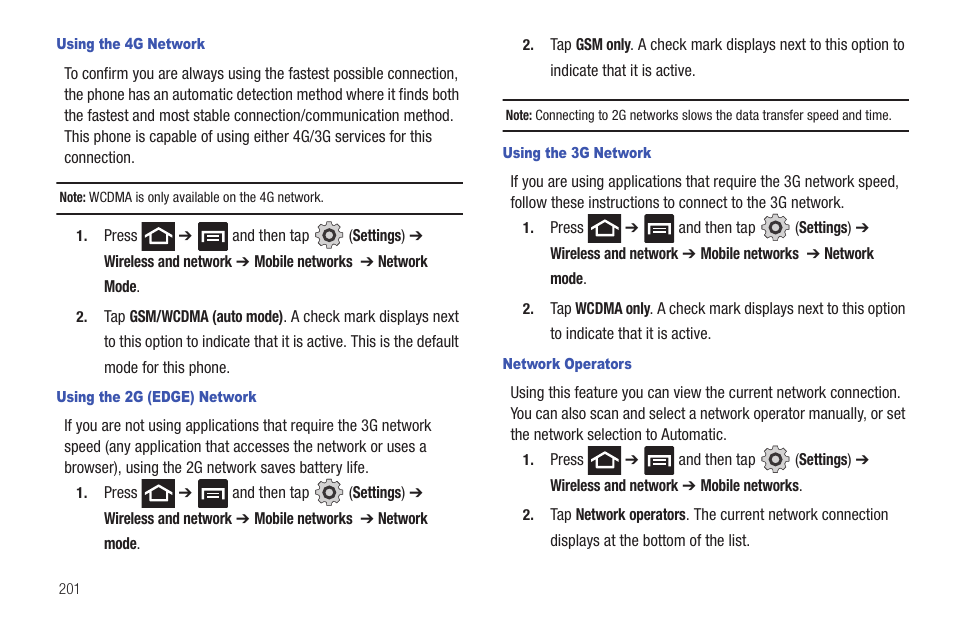 Samsung SGH-T989AABTMB User Manual | Page 206 / 278